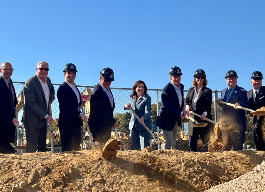 Tritec also hosted a groundbreaking ceremony Tuesday on what's referred to as Phase 2A, which will bring another 175 new apartments to Ronkonkoma. That component of the project is expected to be completed in 2026.