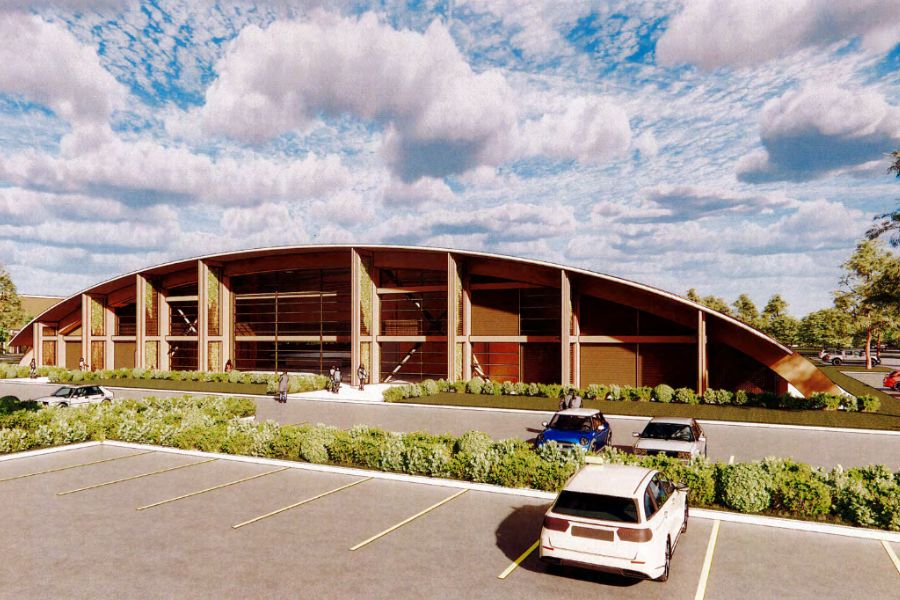 Hockey rink, giant warehouse proposed for closed Dowling campus in Shirley