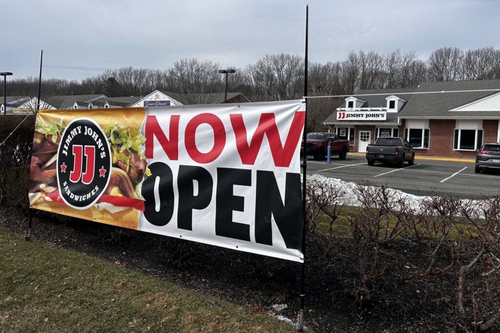 Jimmy John's has opened in Miller Place.