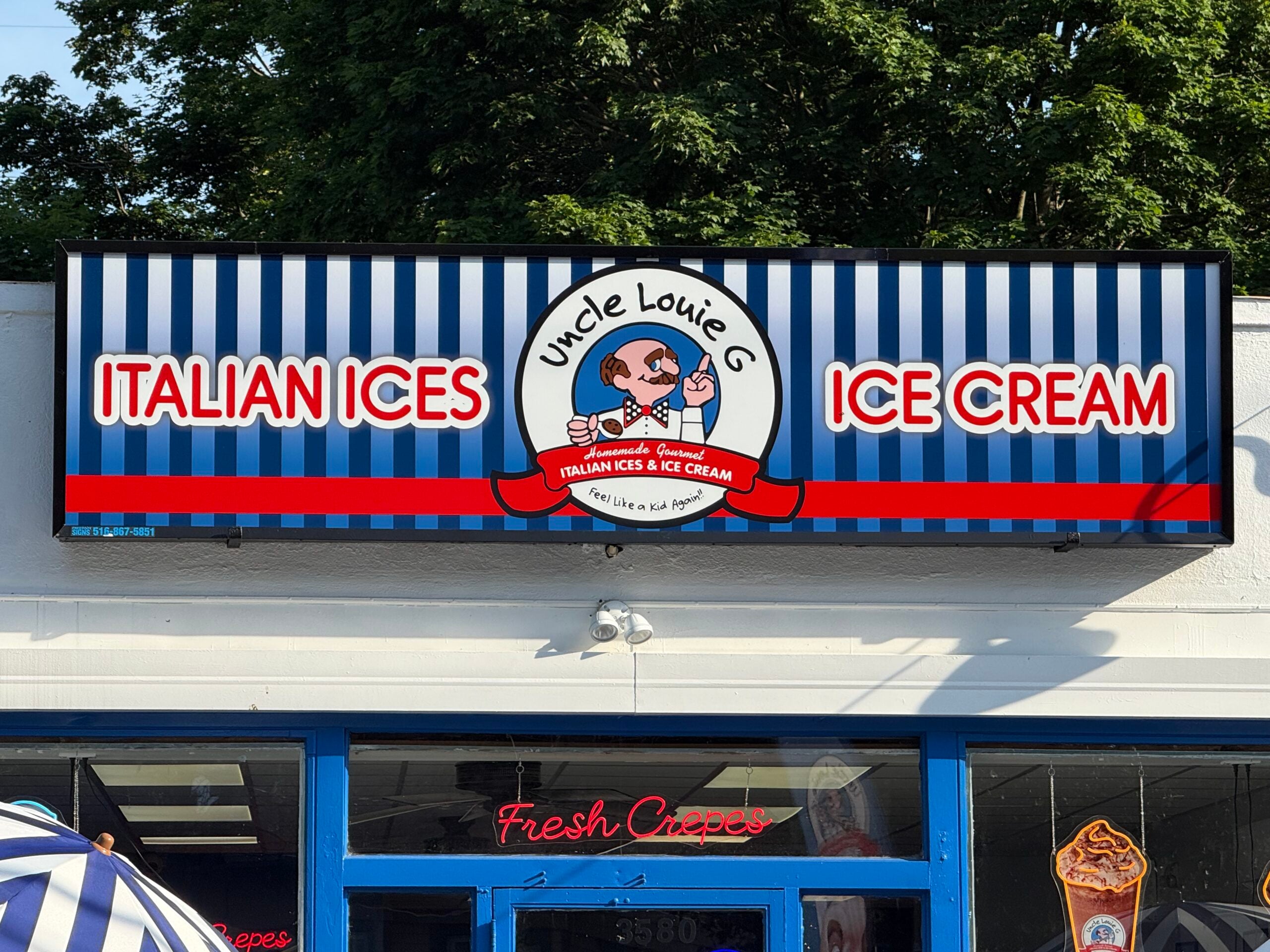 Uncle Louie G storefront in Wantagh