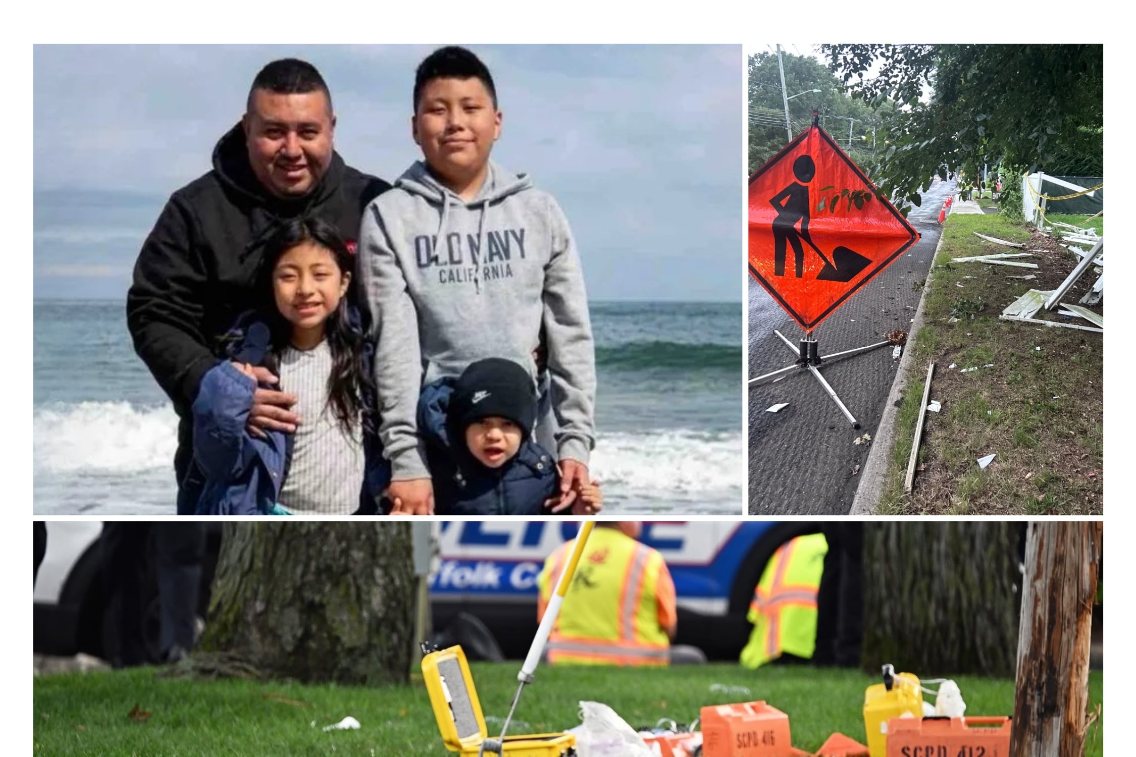 Community rallies for family of road worker killed in Nesconset crash, driver pleads not guilty to DWAI