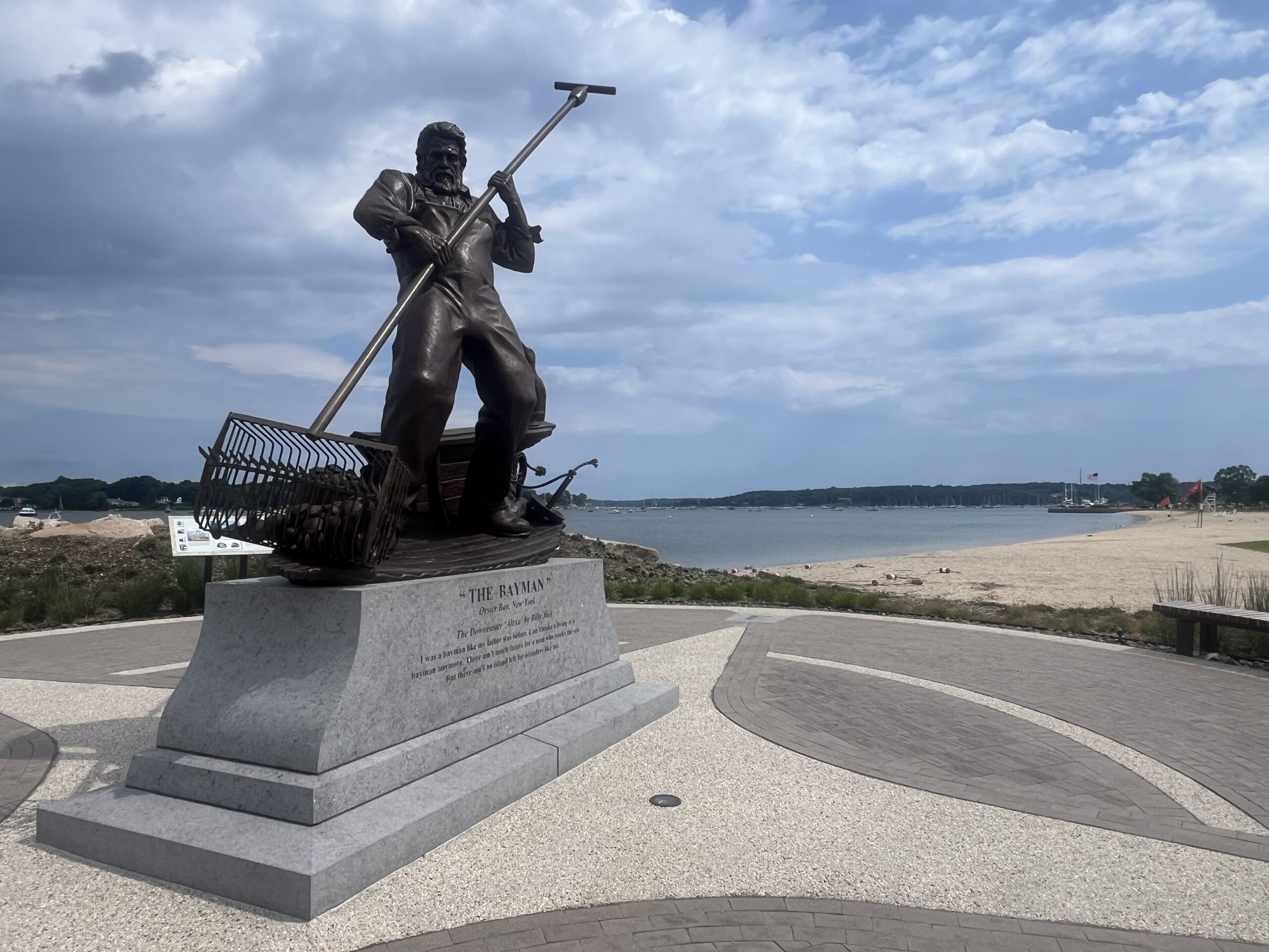 Towering baymen’s monument marks its first summer in Oyster Bay